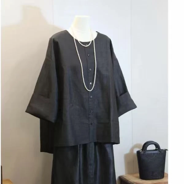 C编号【奥黛香云纱/桑蚕丝服饰直播扣号专用链接】新中式复古