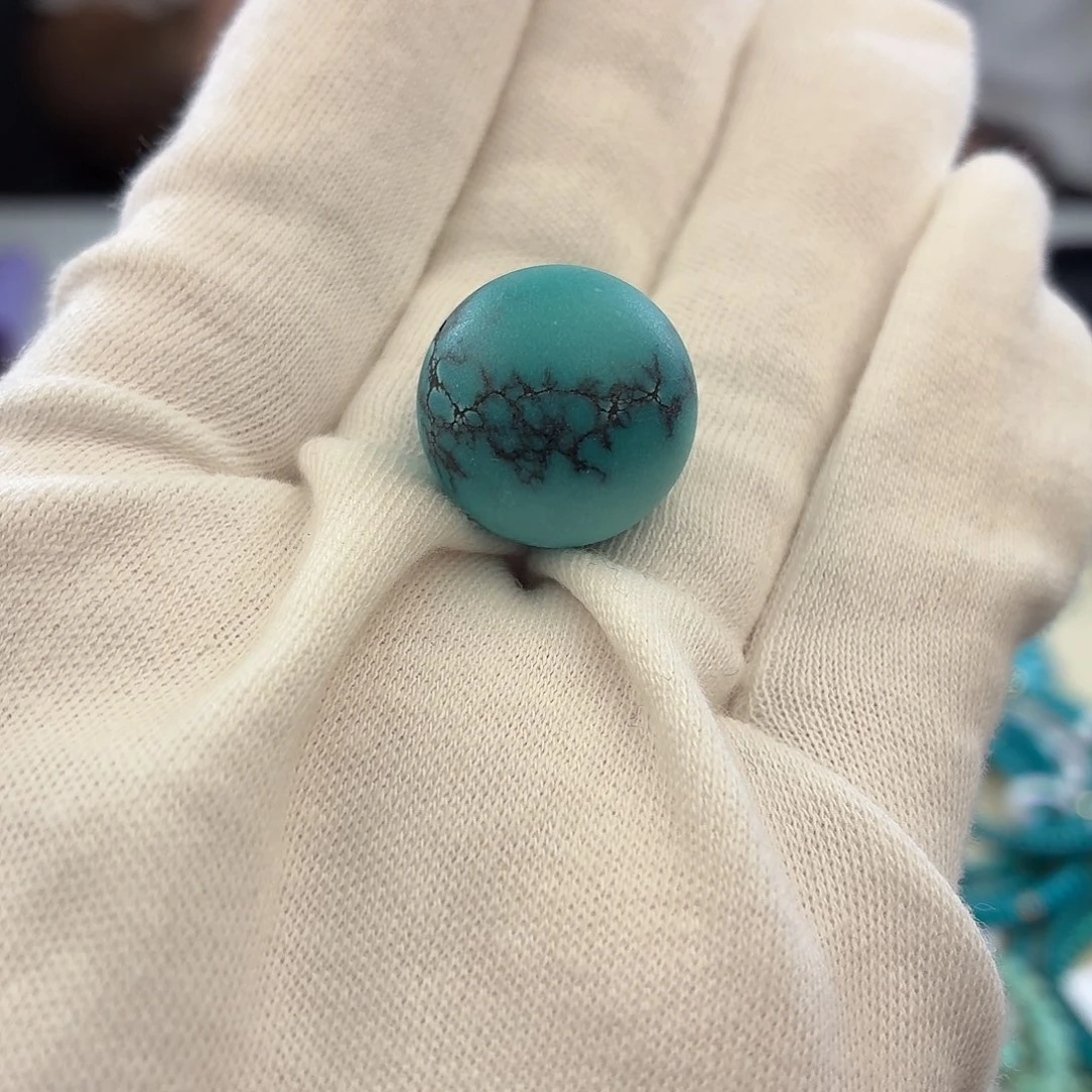 未镶嵌绿松石绿松石18.8mm
