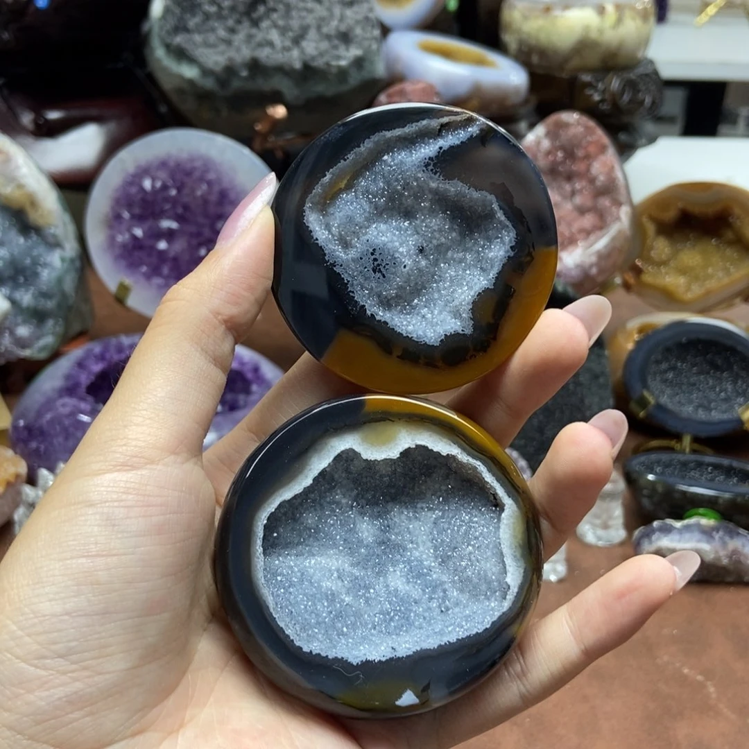 紫晶摆件未镶嵌水晶