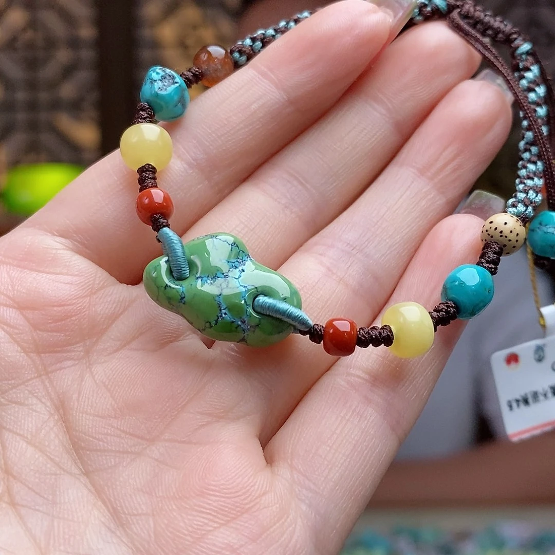 未镶嵌绿松石珠宝奇石