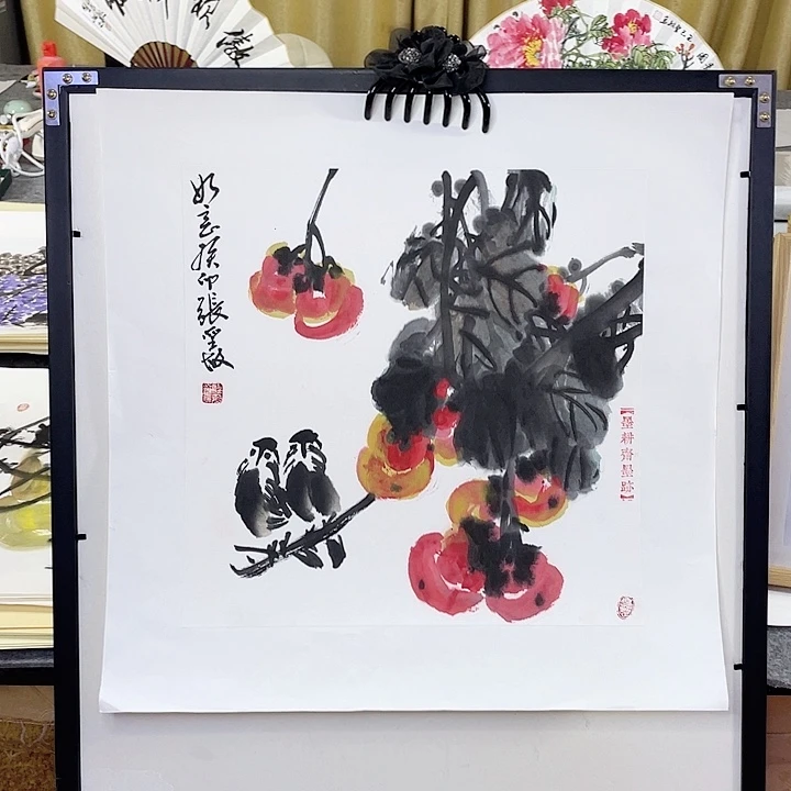 国画张圣敏先生纯手绘作品