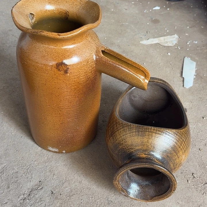 粗陶口径13/27，13/21/13进水口1.6厘米微瑕