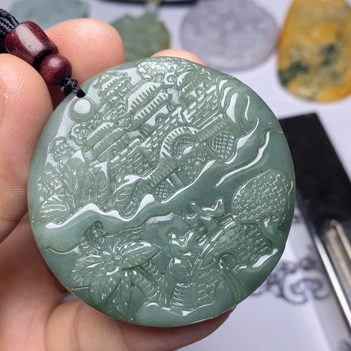 颈饰未镶嵌翡翠翡翠