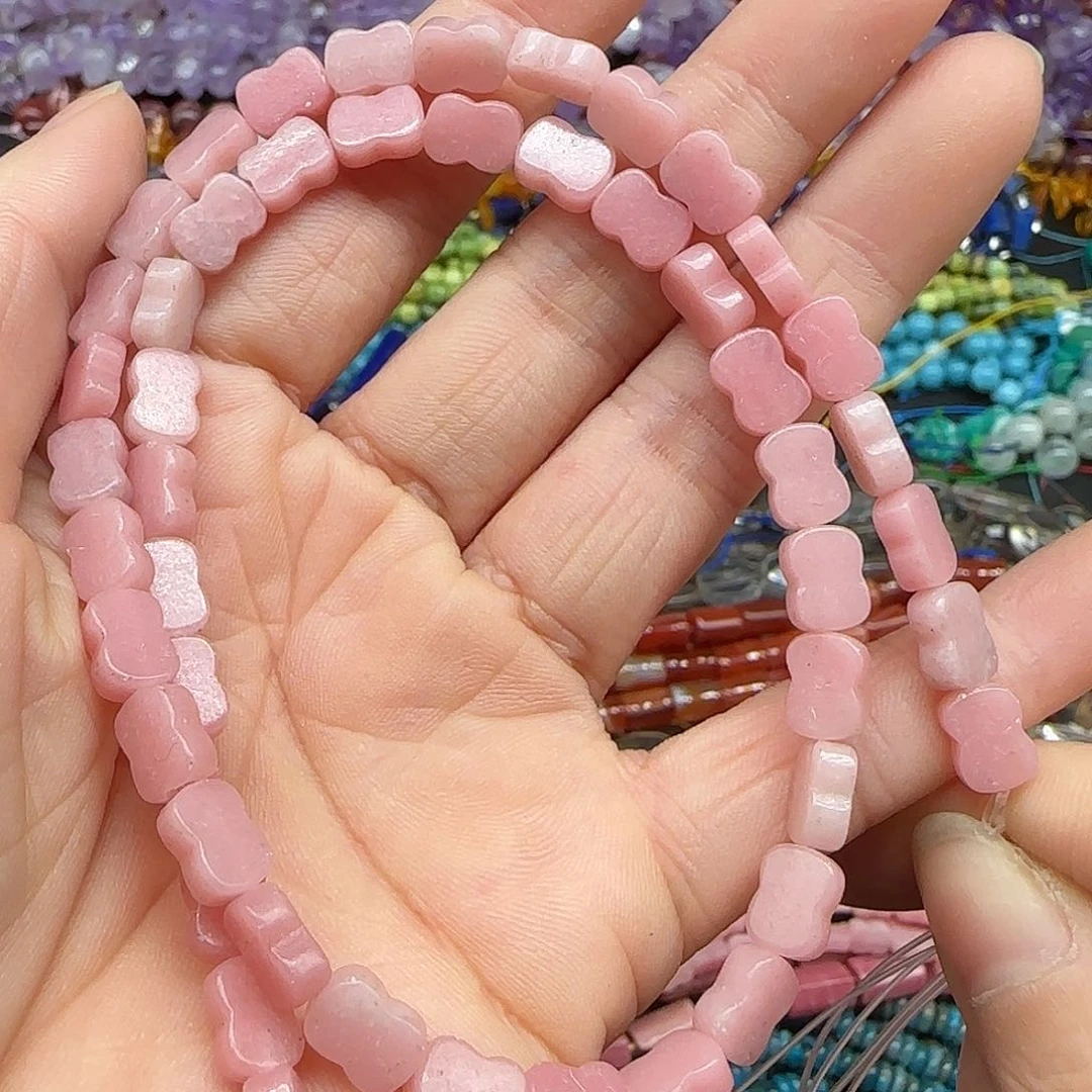 玛瑙/玉髓珠宝半成品合金粉澳宝6mm葫芦一条