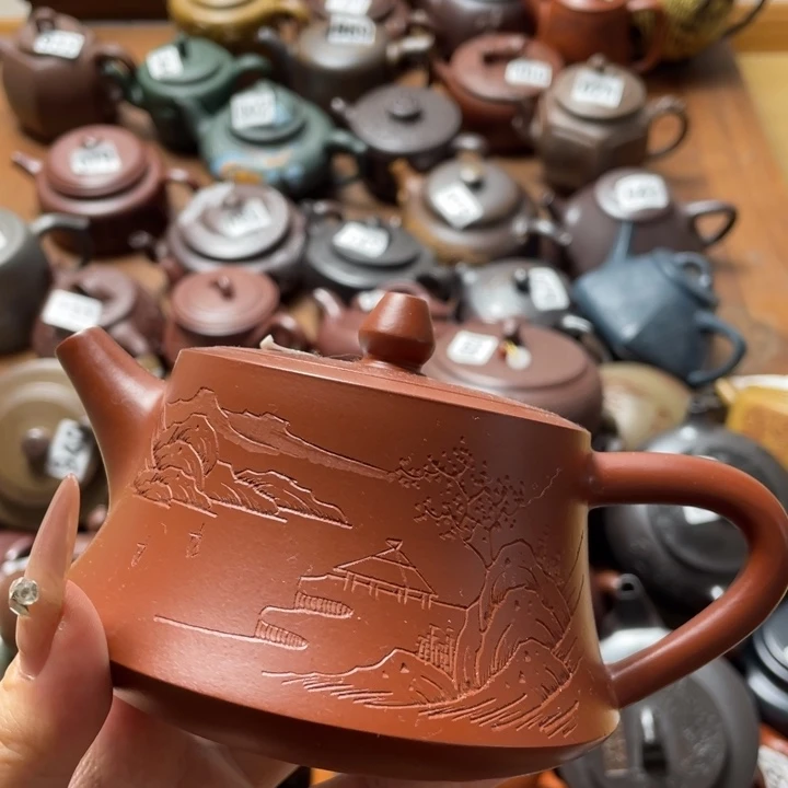 茶壶紫砂紫砂微瑕