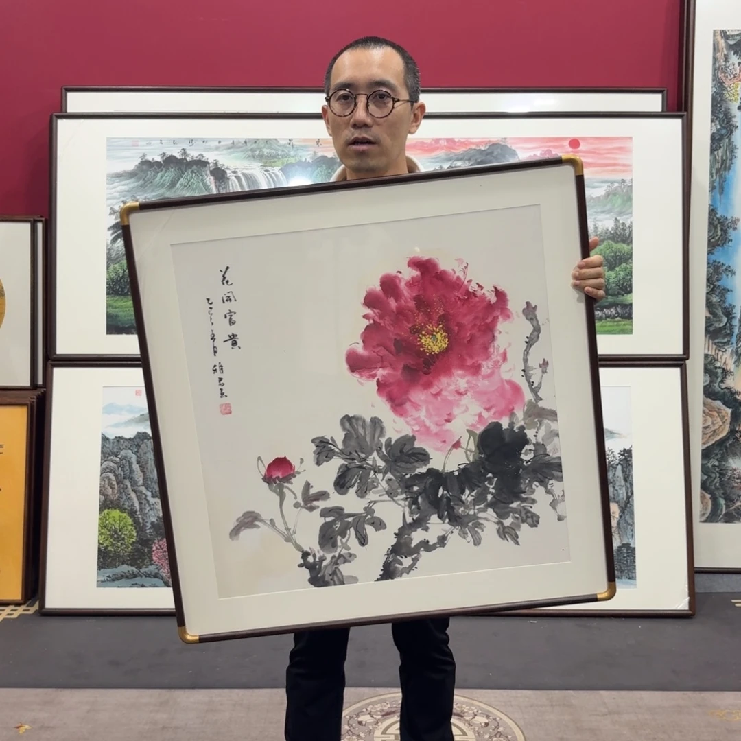 国画带框80/80尺寸