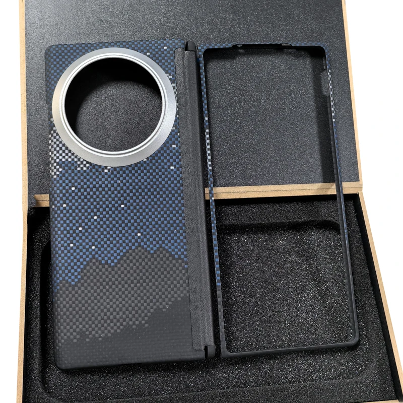 适用xfold3pro凯夫拉中轴保护套碳纤维轻薄防摔手机壳全包磁吸