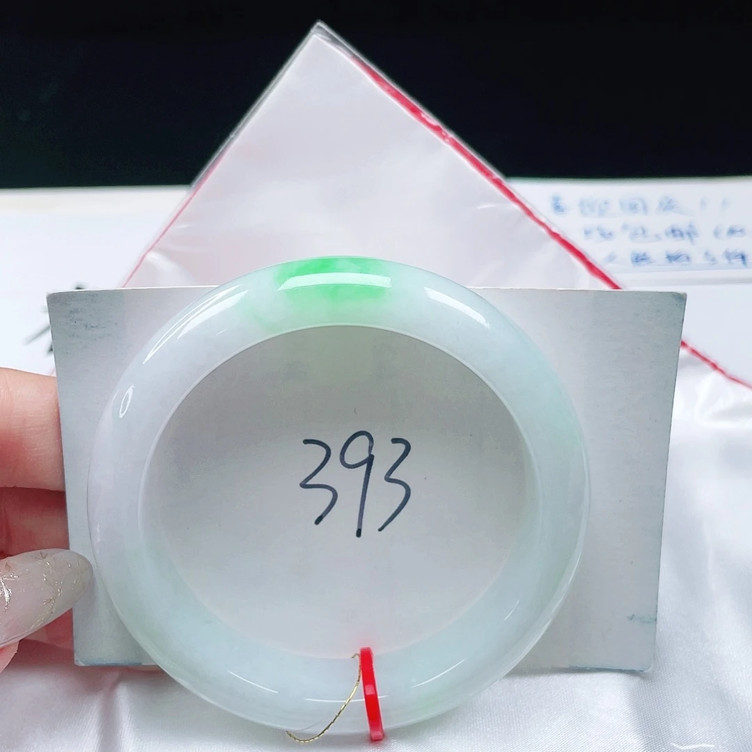 翡翠未镶嵌手镯缅甸翡翠54+