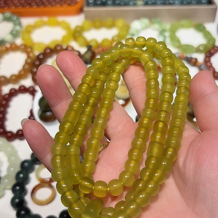 蛇纹石玉未镶嵌手串