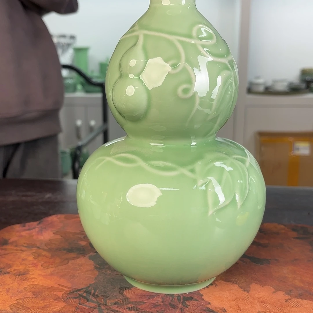 龙泉云间青瓷小米茶器