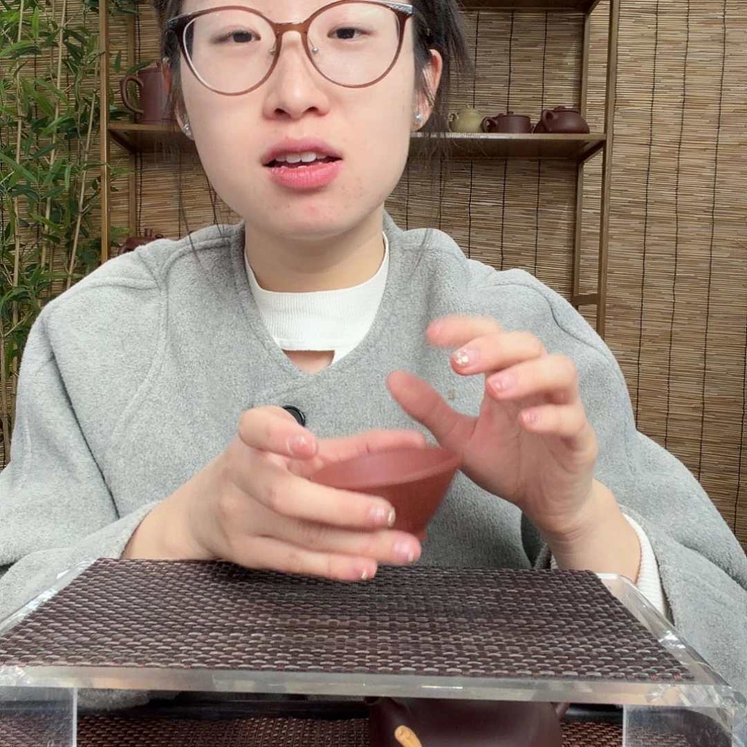 紫砂茶壶原矿台西底槽青斗笠杯50CC左右没礼盒