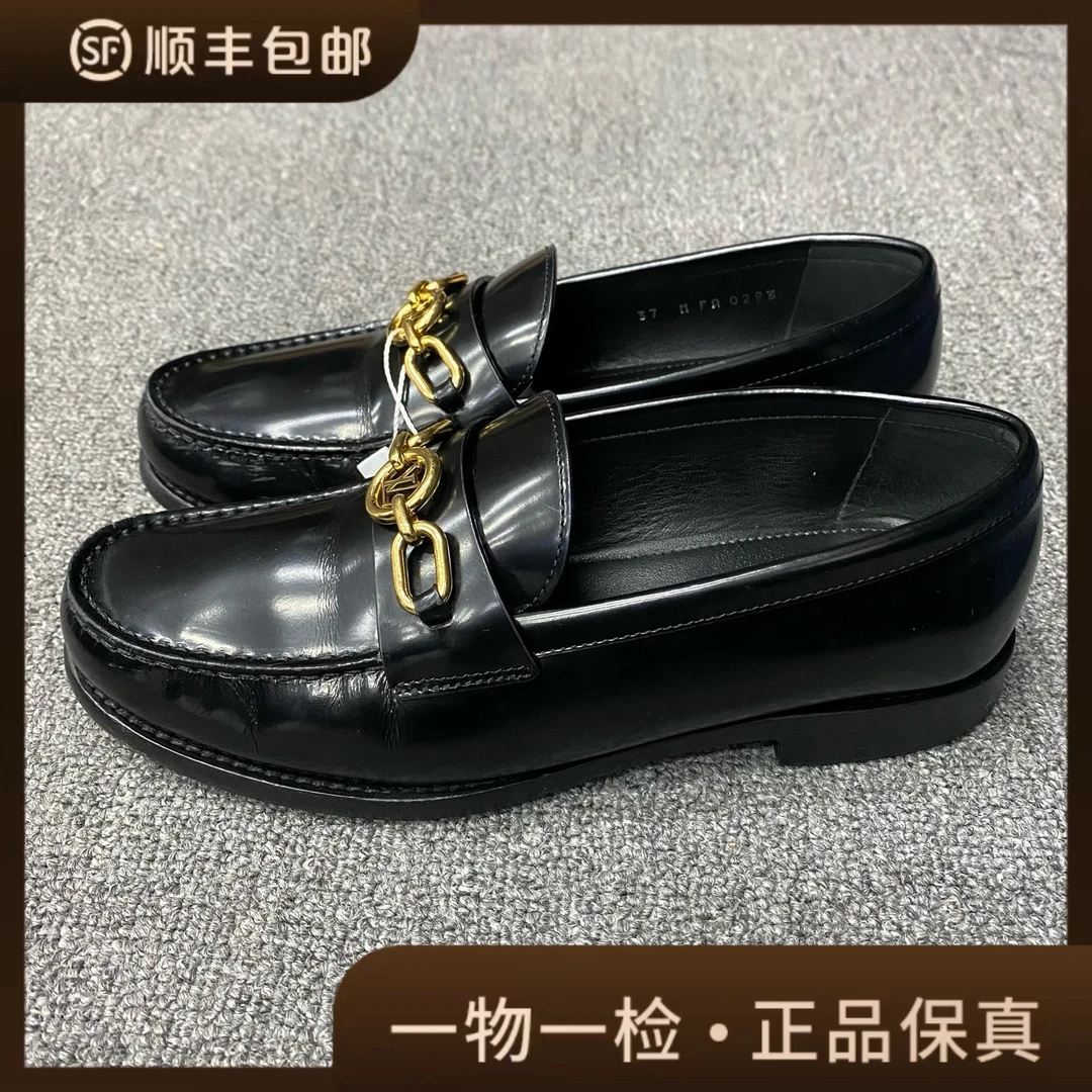 95新 LouisVuitton/路易威登 98新/37码/Lv/乐福鞋/BF01796