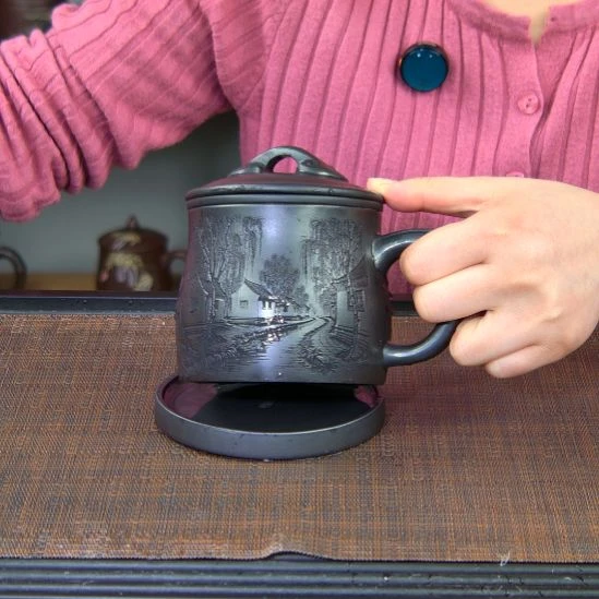紫砂茶杯高货放漏