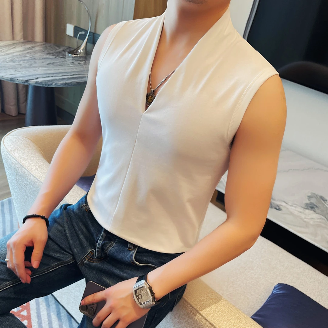 男坎肩夏季薄款背心男款无袖t恤男背心男款爆款2025新款纯色百搭