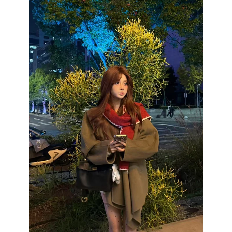 kuku专属-【怪诞小兔】精修棕红色前额蕾丝大头皮蕾丝头套假发女