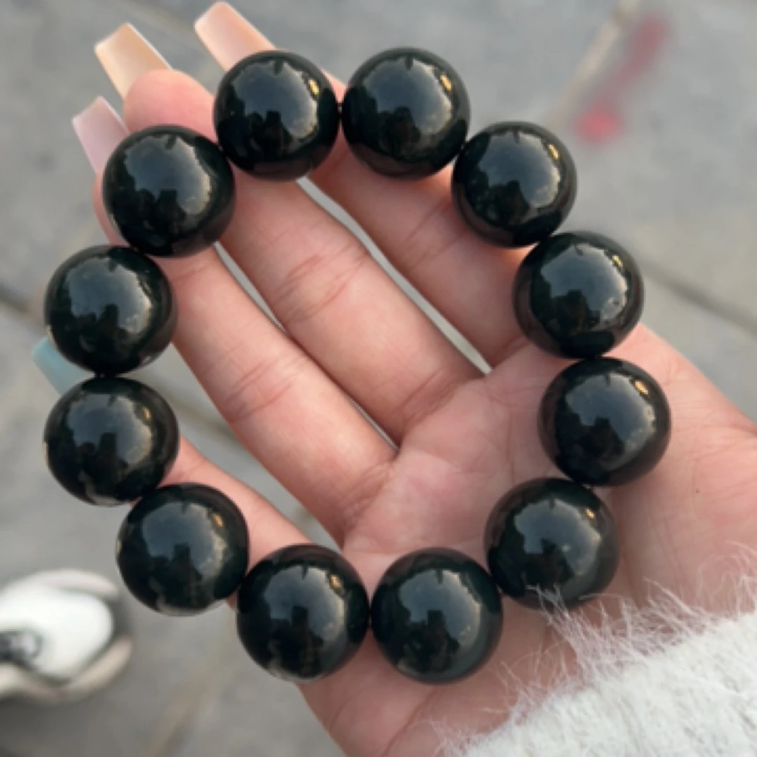 新疆和田玉塔青手串20手串