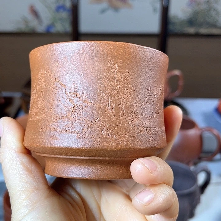 紫砂茶杯全手工主人杯容量200