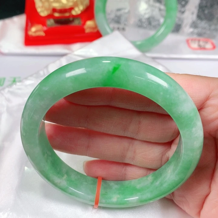 未镶嵌手镯翡翠   编号0287 正圈60 福利镯
