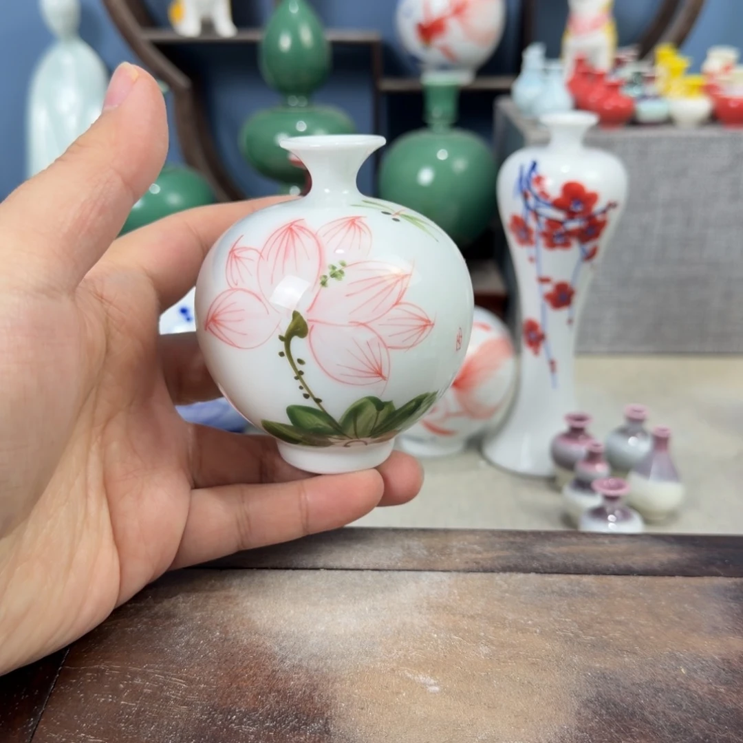 陶瓷手工小花器摆件
