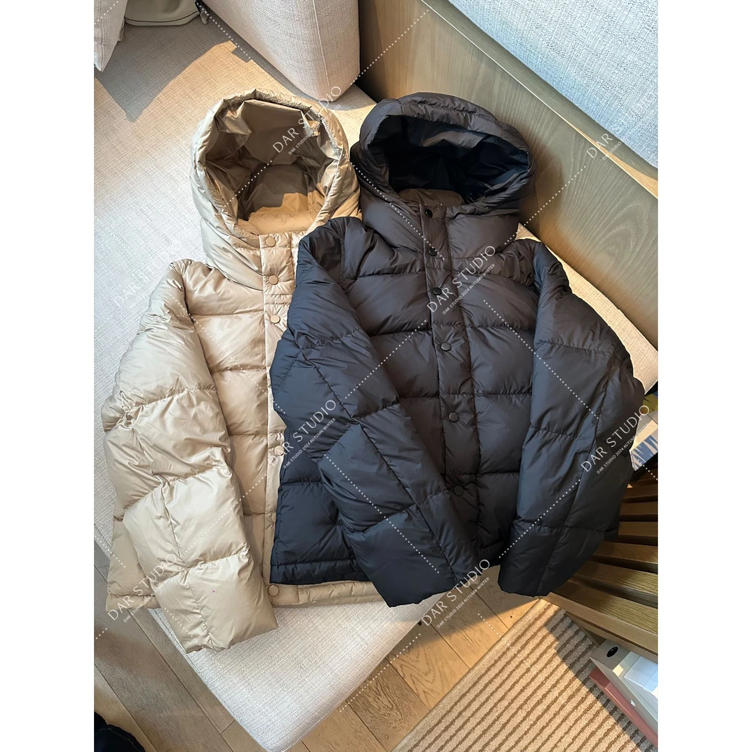 【215g】DAR STUDIO 深圳【挪威森林】90白鹅绒蓬松连帽羽绒服88265