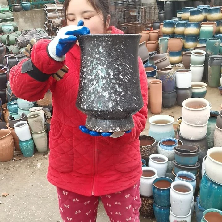 红陶口21高30瑕疵