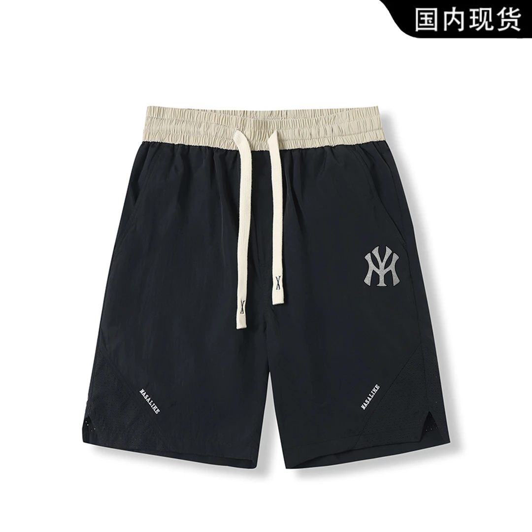 【品牌撤柜】潮牌户外运动五分裤速干冰丝裤透气夏季男士休闲短裤男