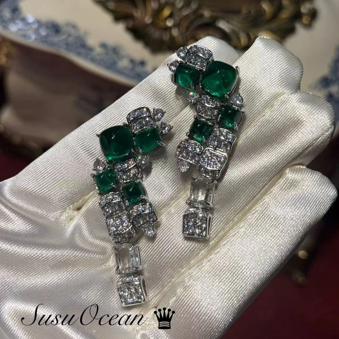 铜合金仿水晶耳饰 耳饰【1010】《约瑟芬·罗拉》SusuOcean经典珍藏