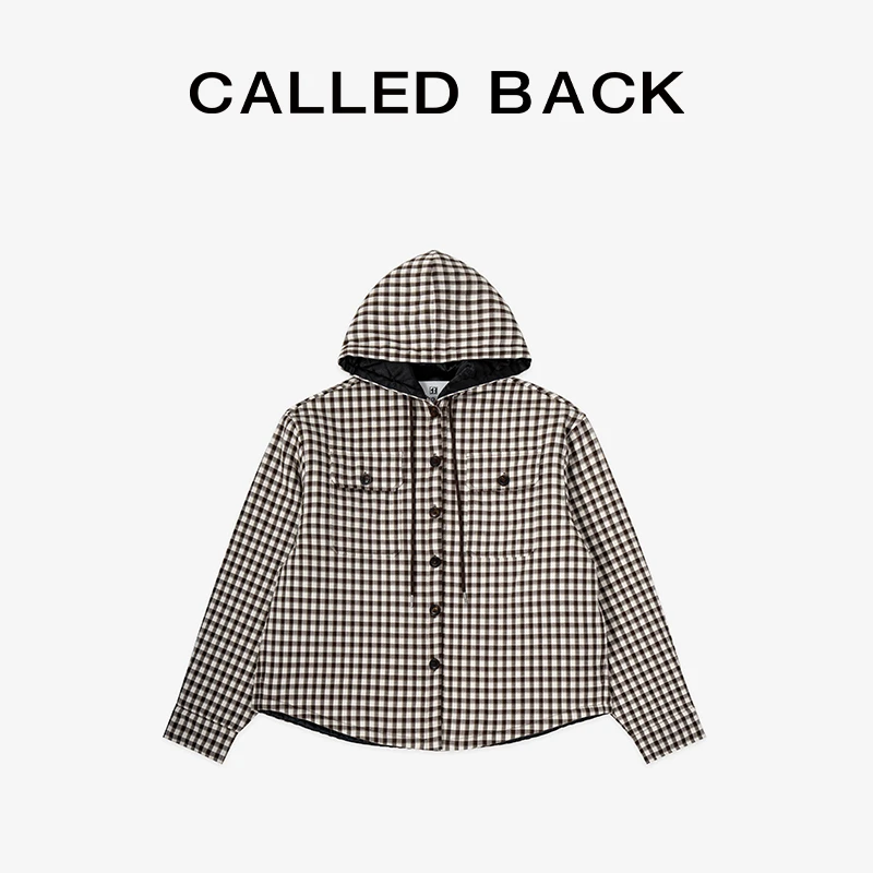 CALLED BACK新款格子外套百搭显瘦112506