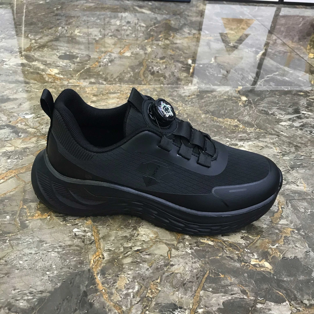 【单棉同款】超纤男鞋套脚纽扣 韩版休闲男运动跑步一脚蹬