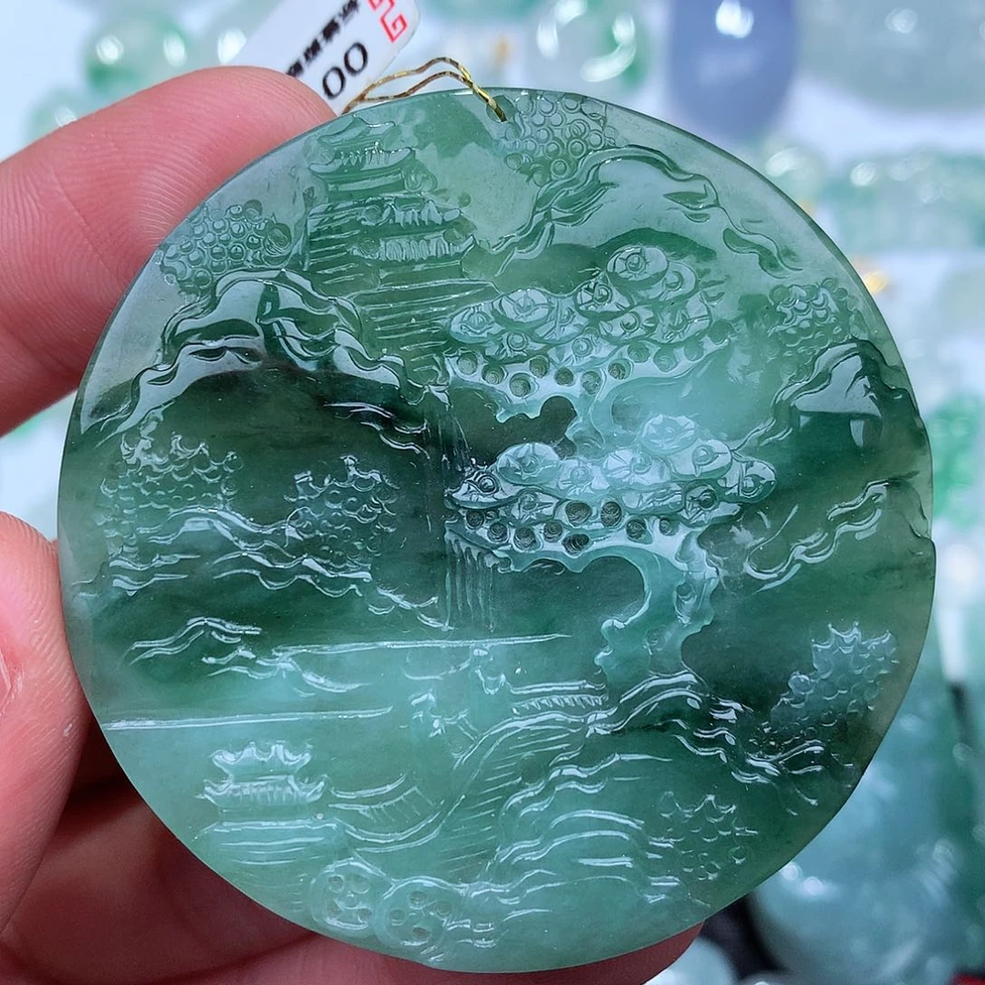 翡翠吊坠(不含链)未镶嵌