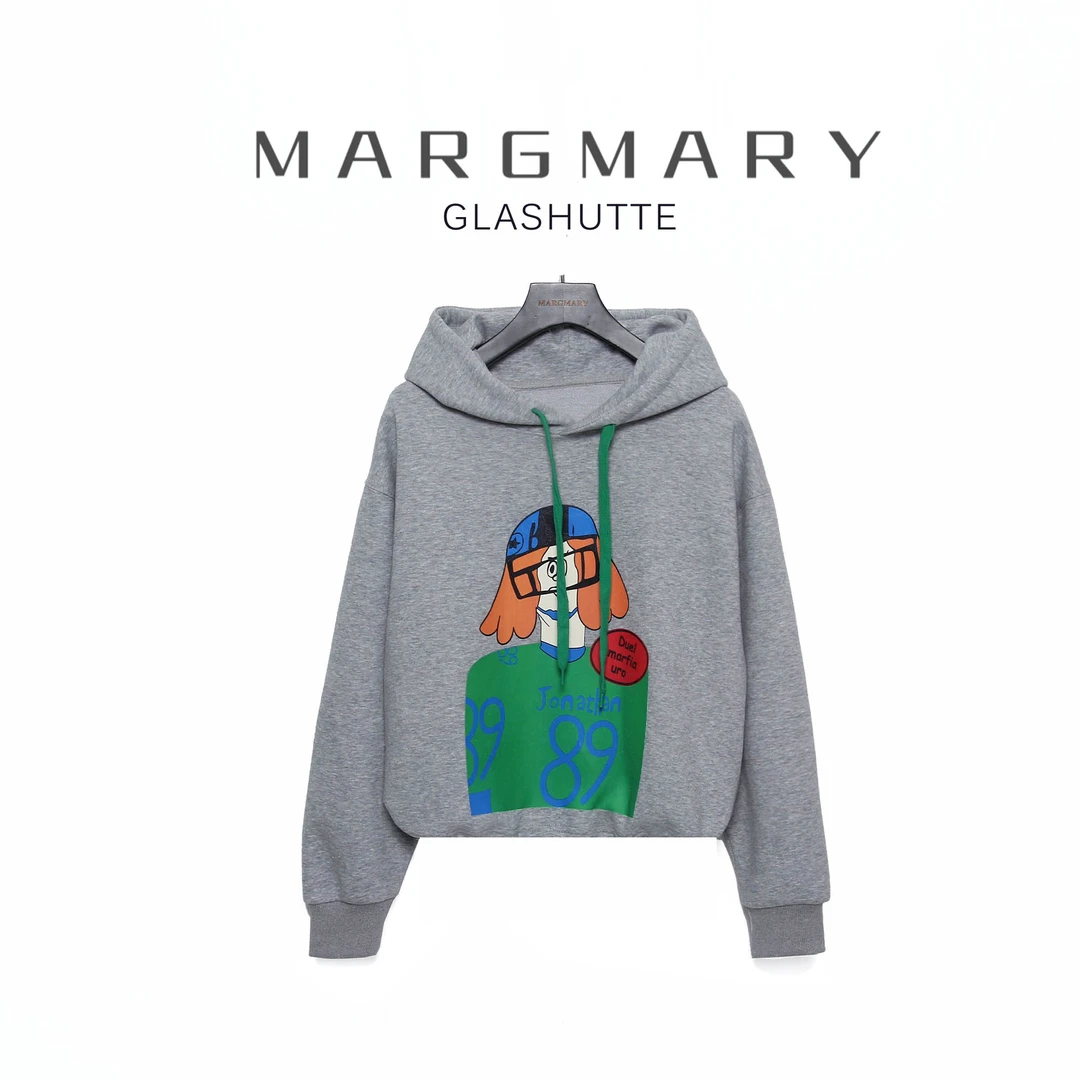 2025春季设计师新款休闲时尚百搭潮流卡通人物连帽卫衣