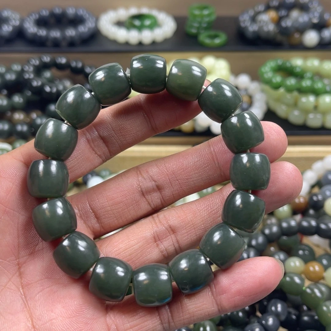 和田玉手串未镶嵌