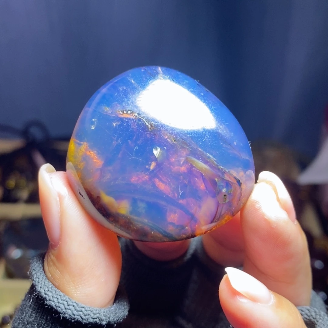 沙***驼裸石琥珀未镶嵌珀