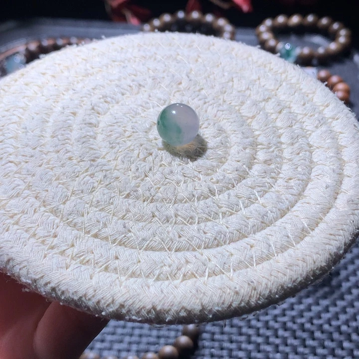 散珠翡翠高级粉飘绿卡12.1