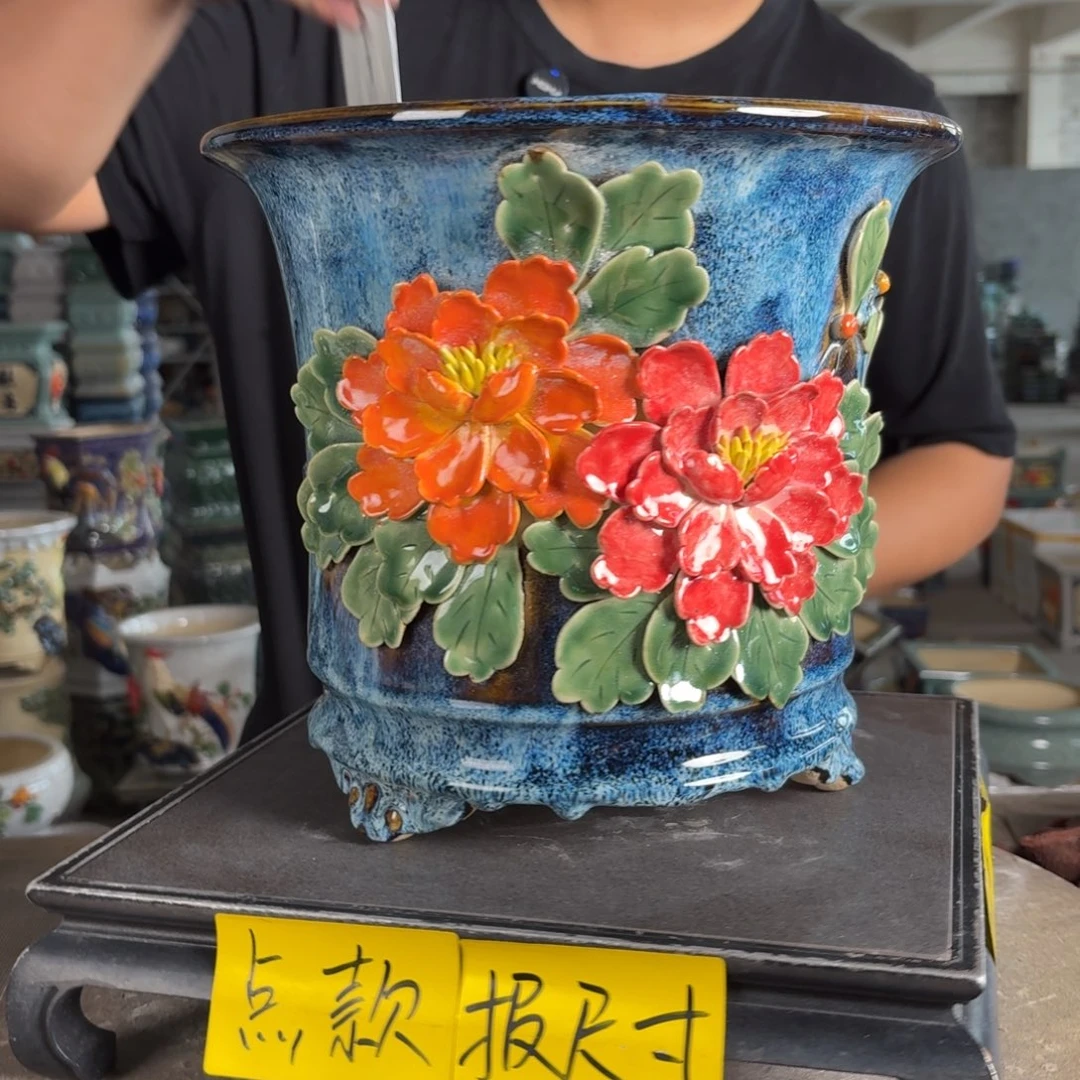 。一风堂石湾花盆 内21*21