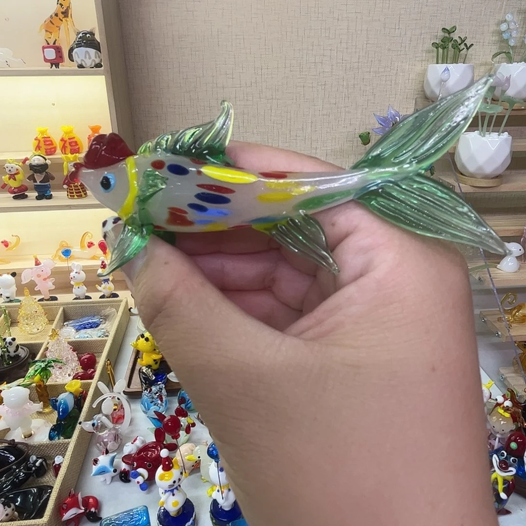 琉璃手工艺品琉璃锦鲤