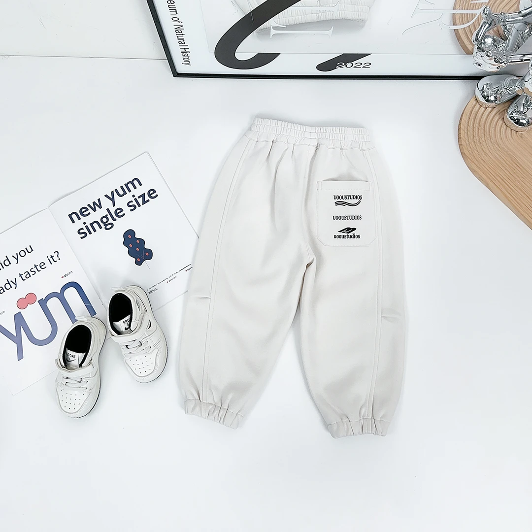 儿童裤子春秋款男童运动裤2025新款春装潮 HZ25049 悠悠童话童装