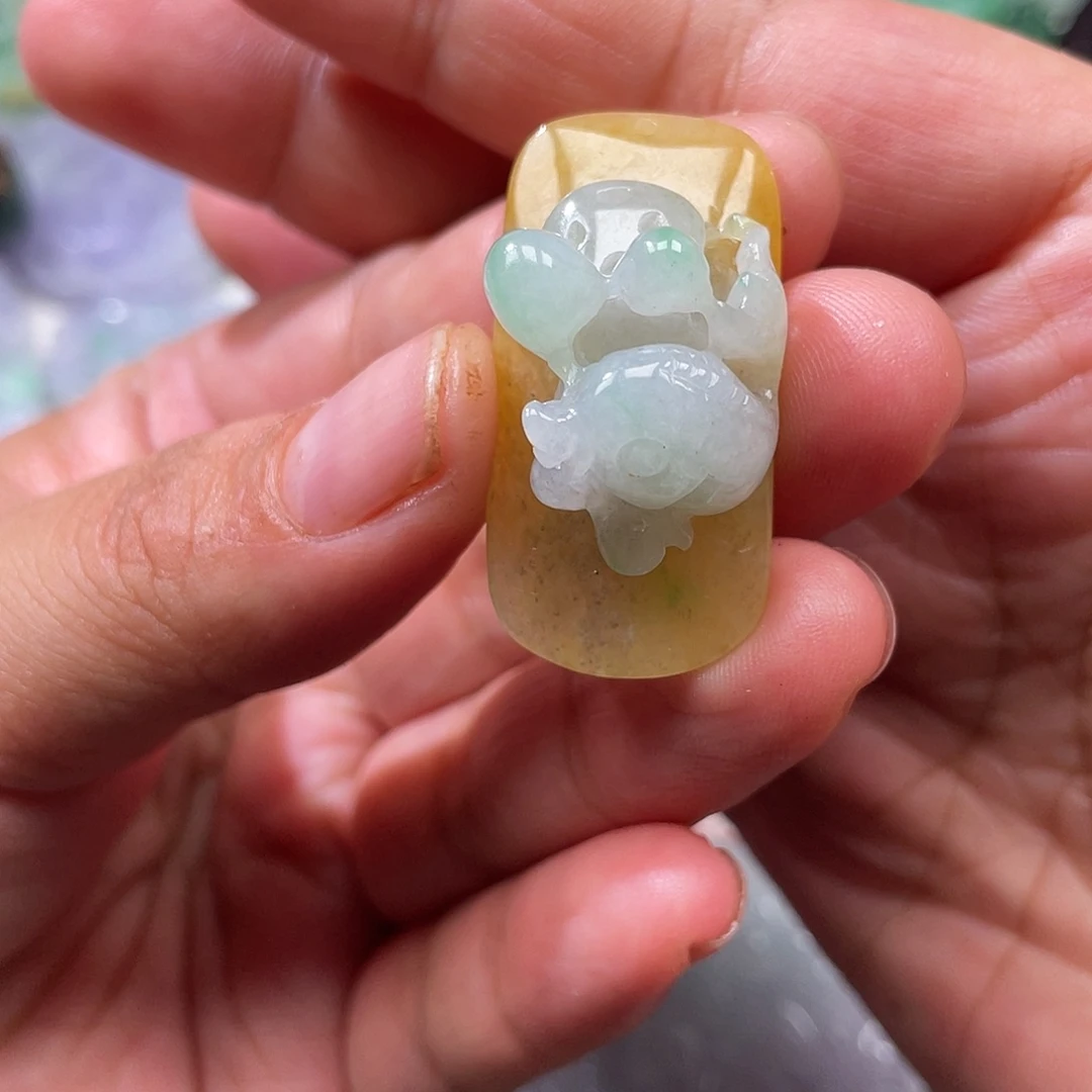 颈饰未镶嵌翡翠翡玉缘翡翠