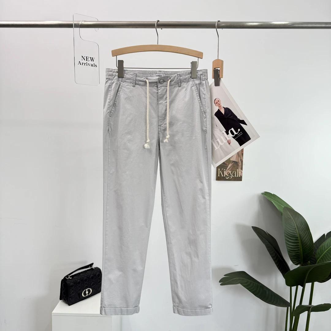 A819出口欧美潮流直筒韩版修身显瘦时尚春夏九分气质休闲裤142Y