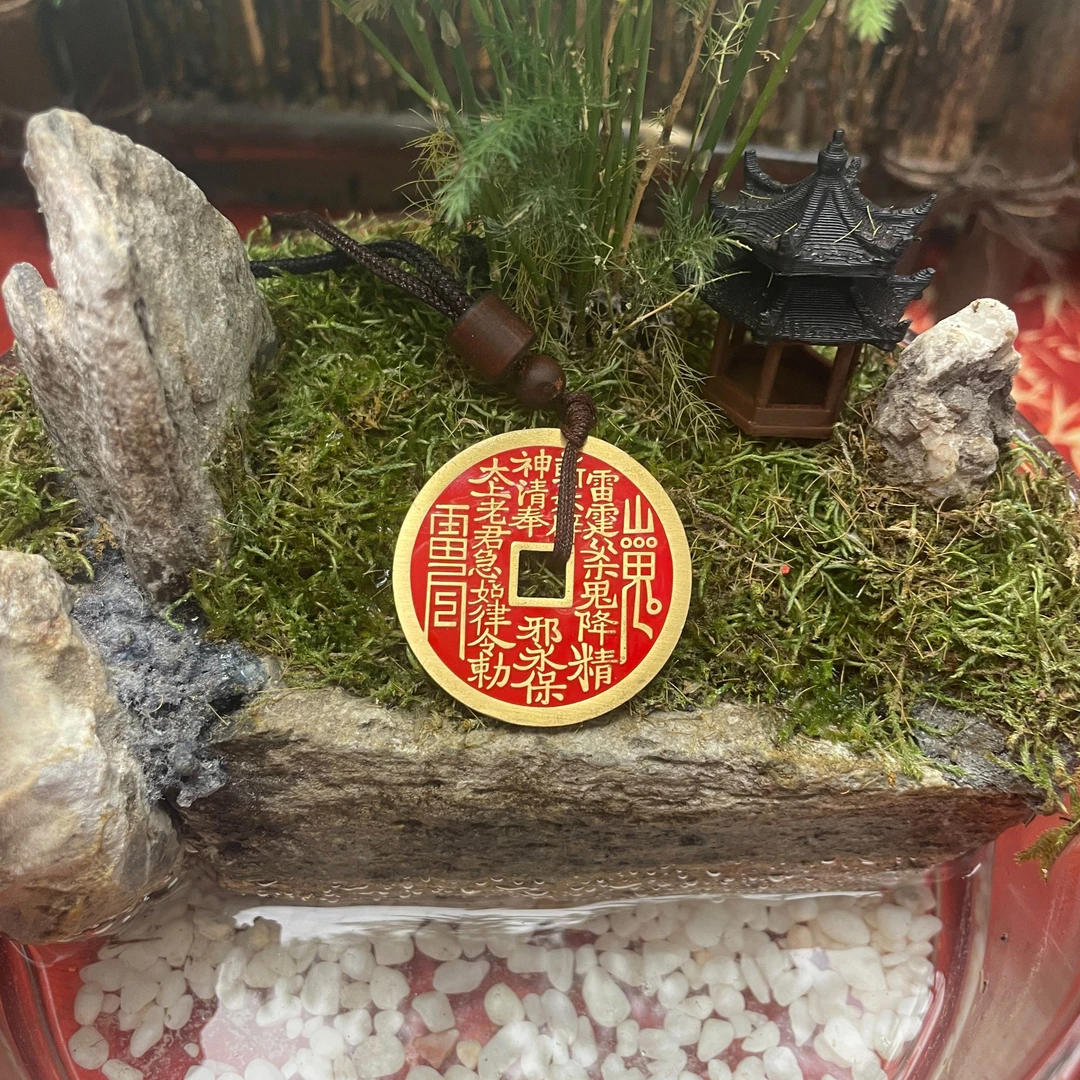 正宗山贵花钱家具黄铜摆件