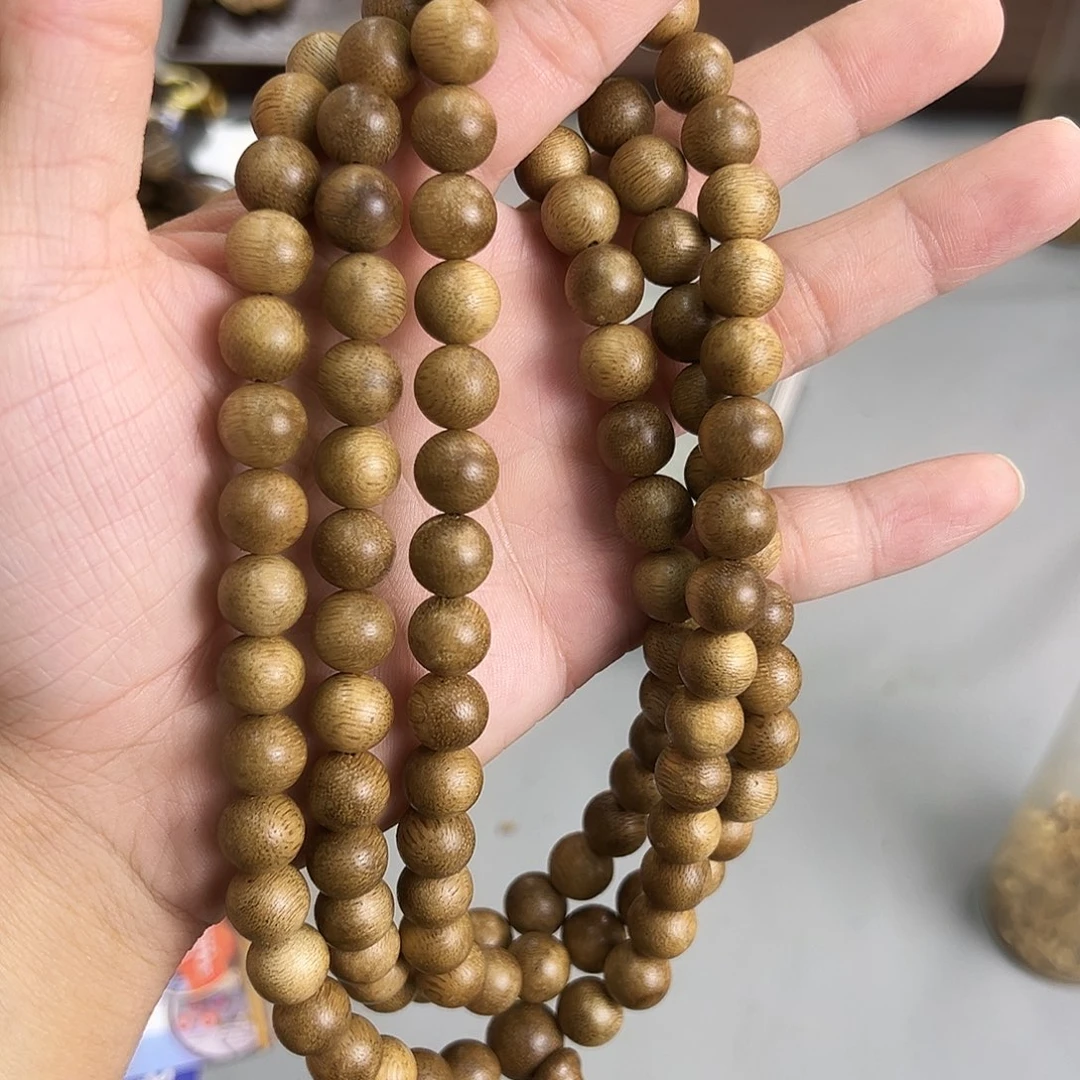 沉香沉香香囊海南黄棋1.0mm圆珠多圈福利款多样性发一