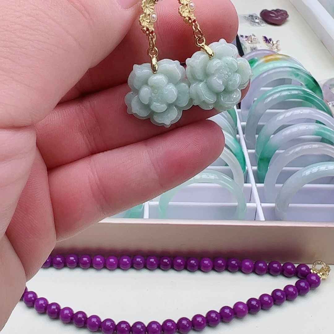 翡翠吊坠(赠链)银S925镶嵌