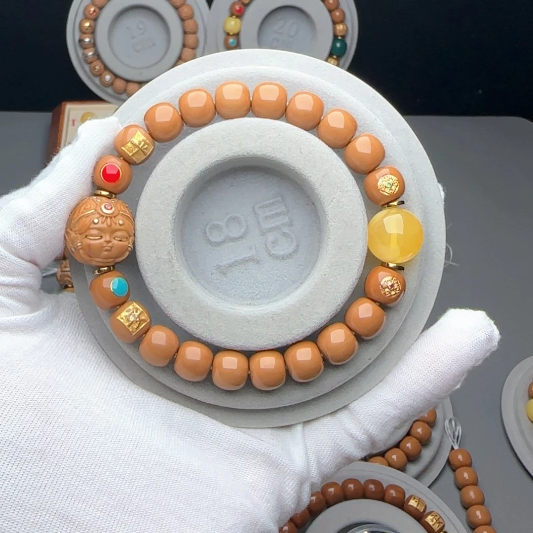 猴头核桃手串?**柒全品老型猴头手串私人订制