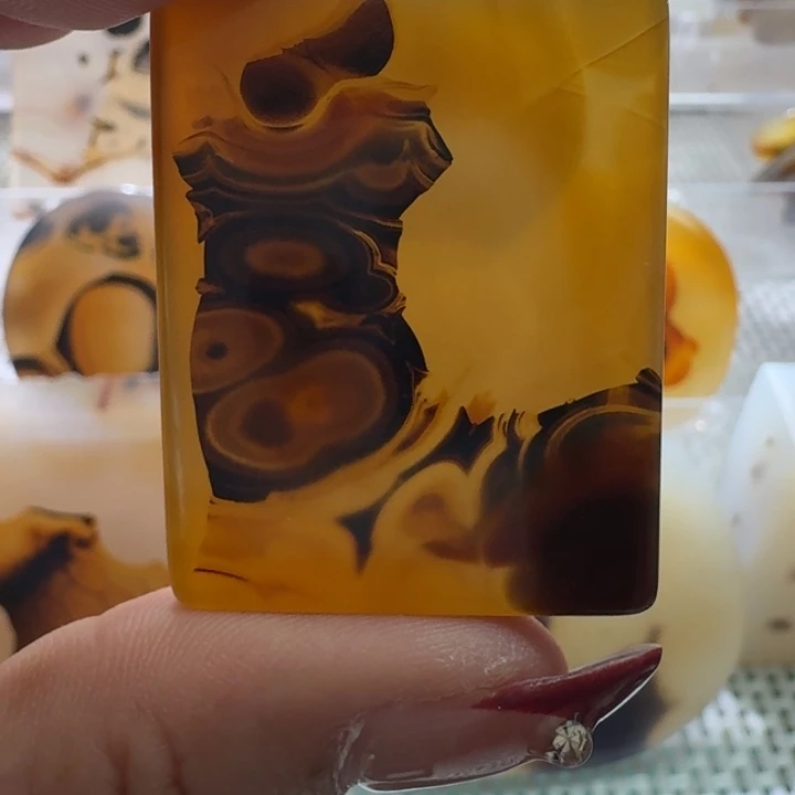 玛瑙/玉髓未镶嵌项链