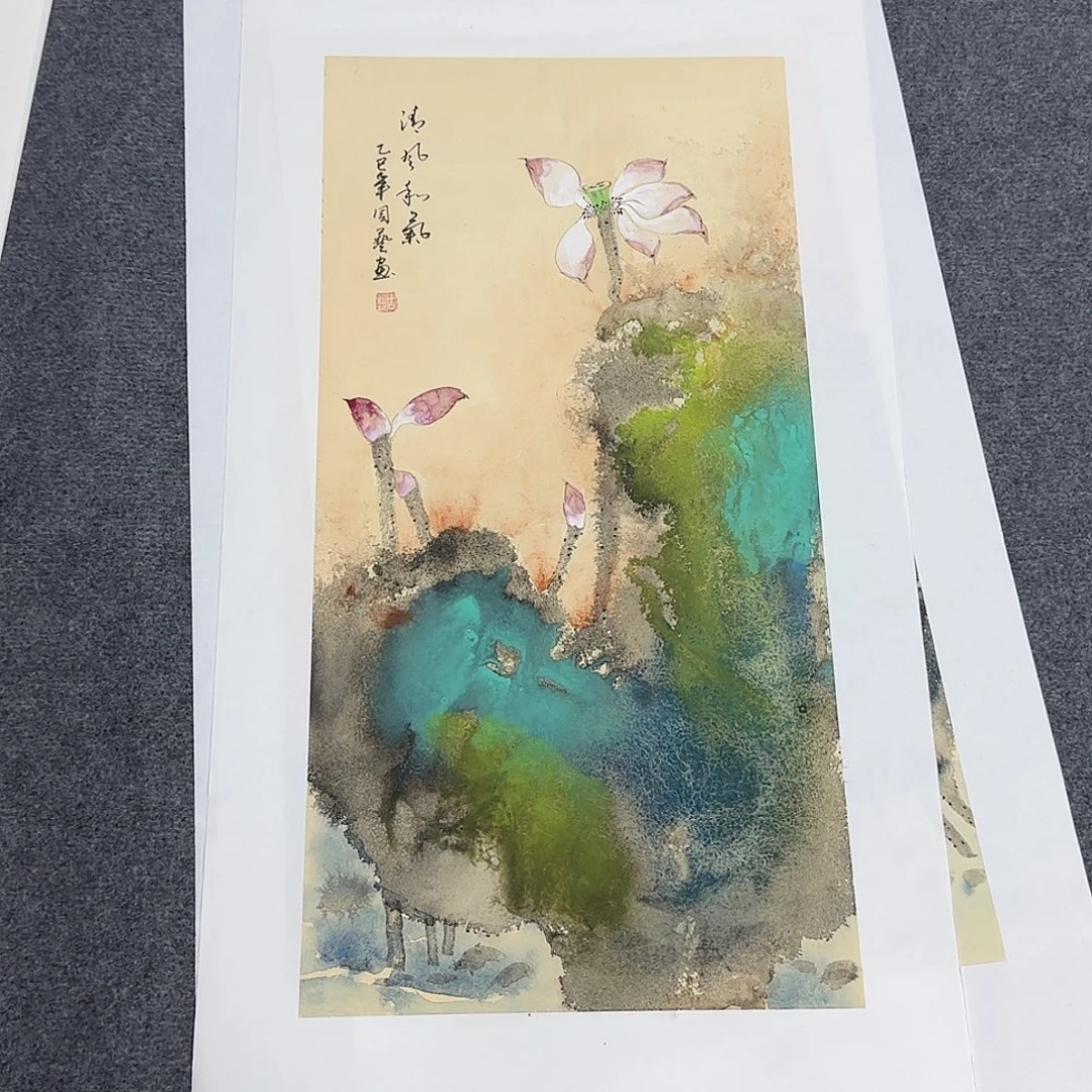 国画68*35纯手绘周艺