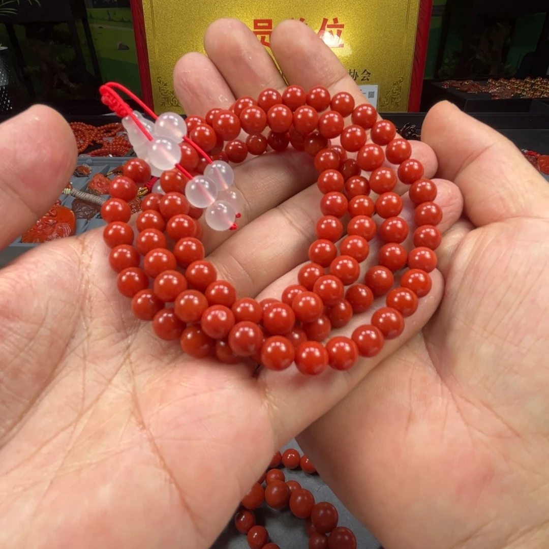 无***v南红玛瑙未镶嵌手链