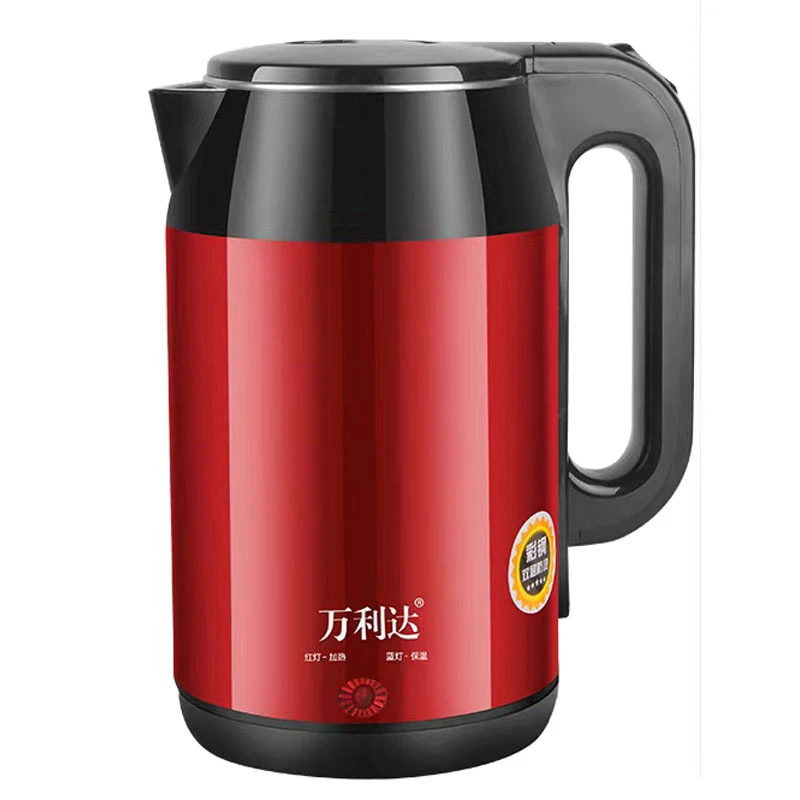 万利达保温电热水壶正品家用耐用3升大容量防烫自加热壶烧开水壶