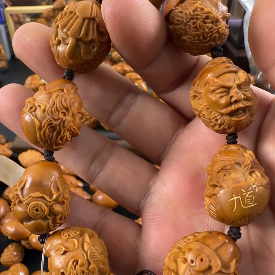 橄榄核手串/手链钟馗头