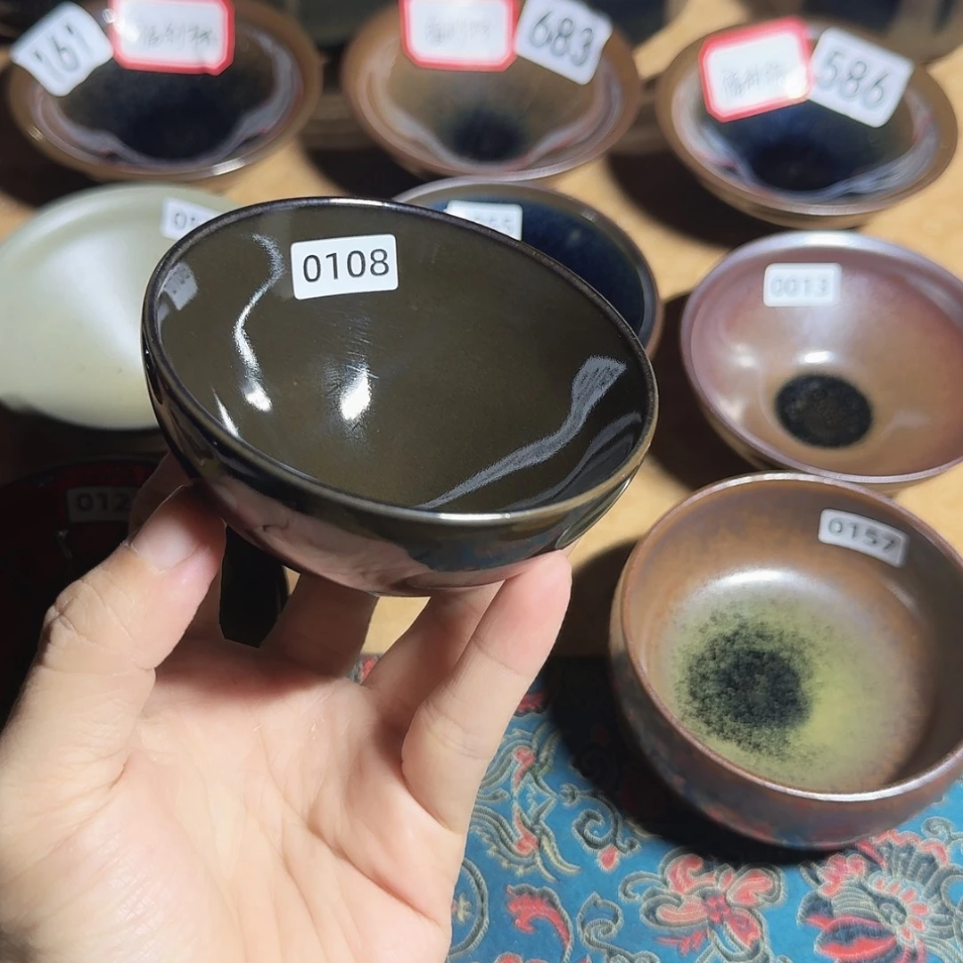 茶盏0108 柴烧手工主人杯