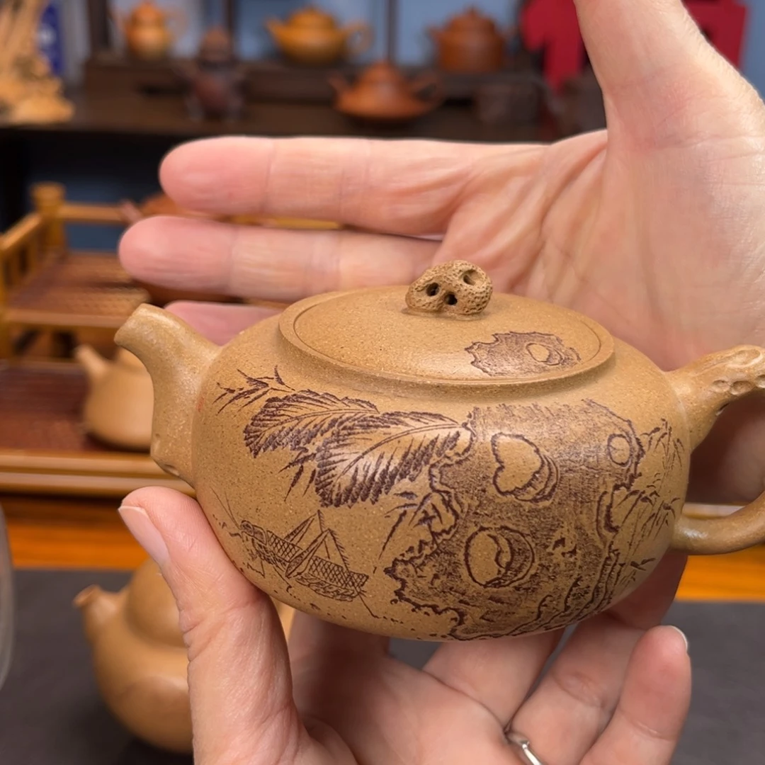 紫砂茶壶宜兴紫砂壶半手工制作